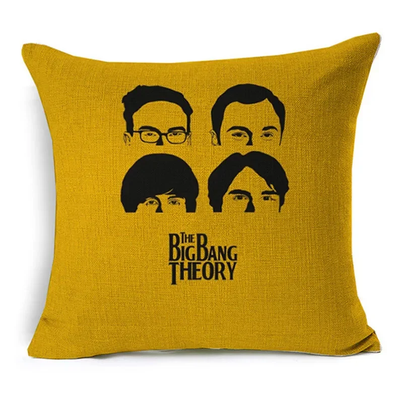 The Big Bang Theory Printed Cushion Cover Home Decorative Soft Pillow Case Cojines Decorativos Para Sofa Pillow Cover