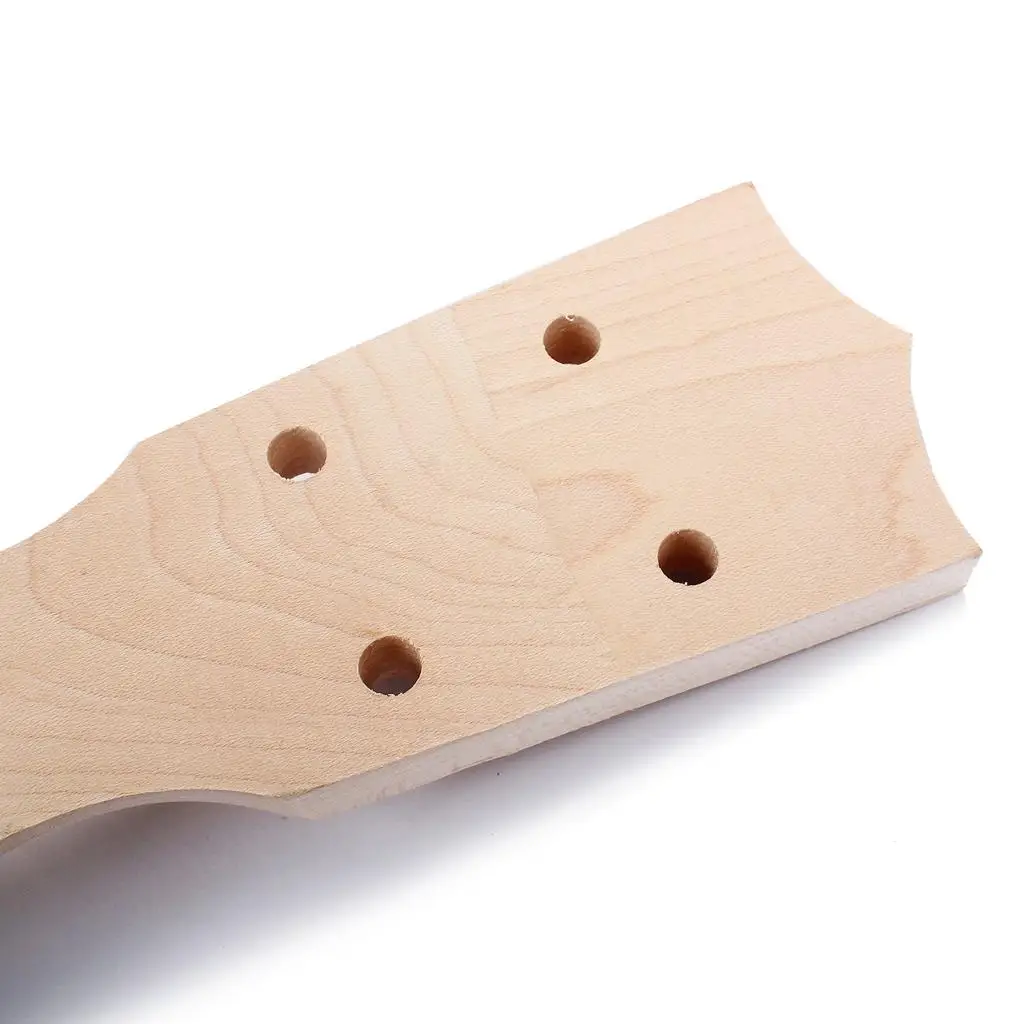 Maple Ukulele Neck 23 Inch DIY Unfinished Guitar Neck Part for Ukulele Luthier Supplies Projects
