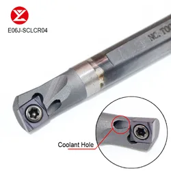 Asta per utensili per tornitura Anti-vibrazione in metallo duro integrale SCLCR04 SCLCR06 supporto per taglio per barra di lavorazione per tornio in tungsteno CNC per inserto CC06