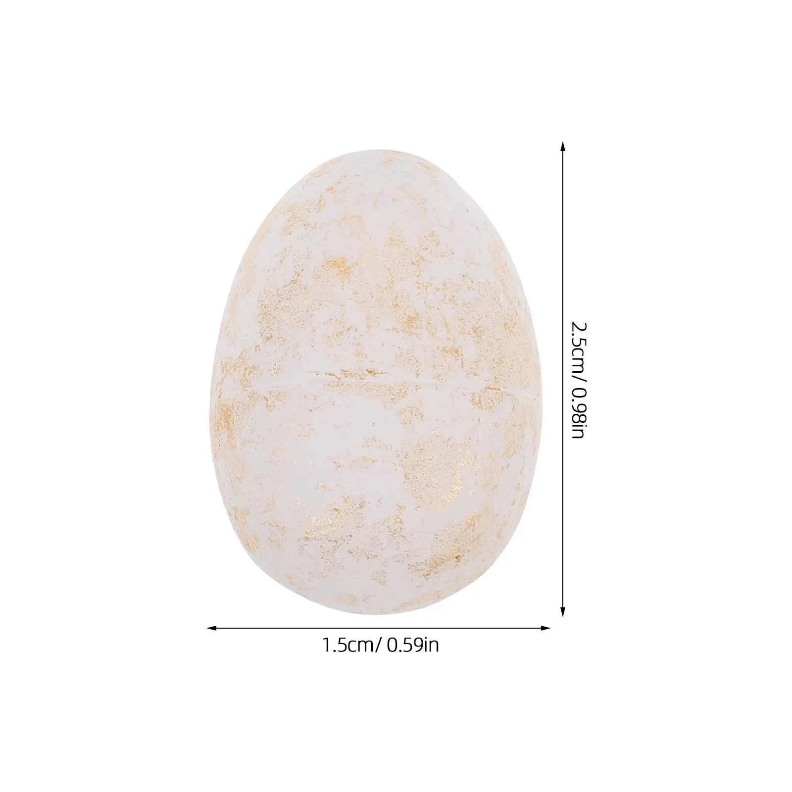 Bag Artificial Foam Easter Eggs DIY Craft Ornaments Small Faux Egg Decoration for Holiday Party Supplies Scene Decor