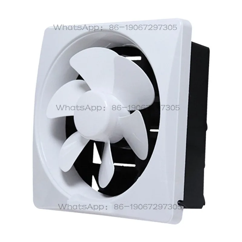 Solar Exhaust Silent Square Hole 6/12-inch Kitchen Window 12V Exhaust Fan DC Home Ventilation and Air Exchange
