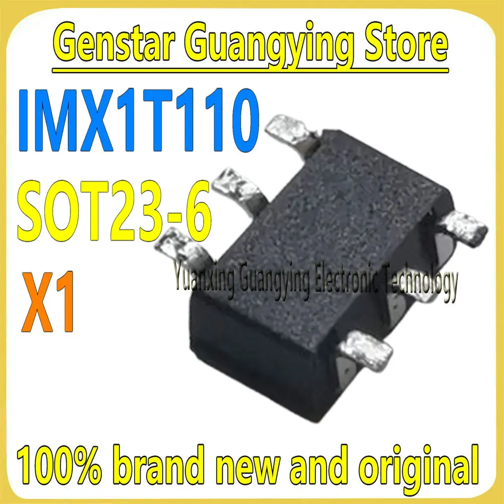 (5-100 pieces) IMX1T110 Marking: X1 XI SOT23-6 50V 150mA 300mW NPN General-Purpose Transistor (BJT) 100% Brand New