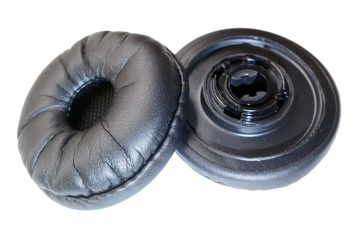 Almohadillas de cuero para los oídos, piezas de reparación para Plantronics CS540 CS500XD Savi 745, Savi 740N, Savi 291N, diadema