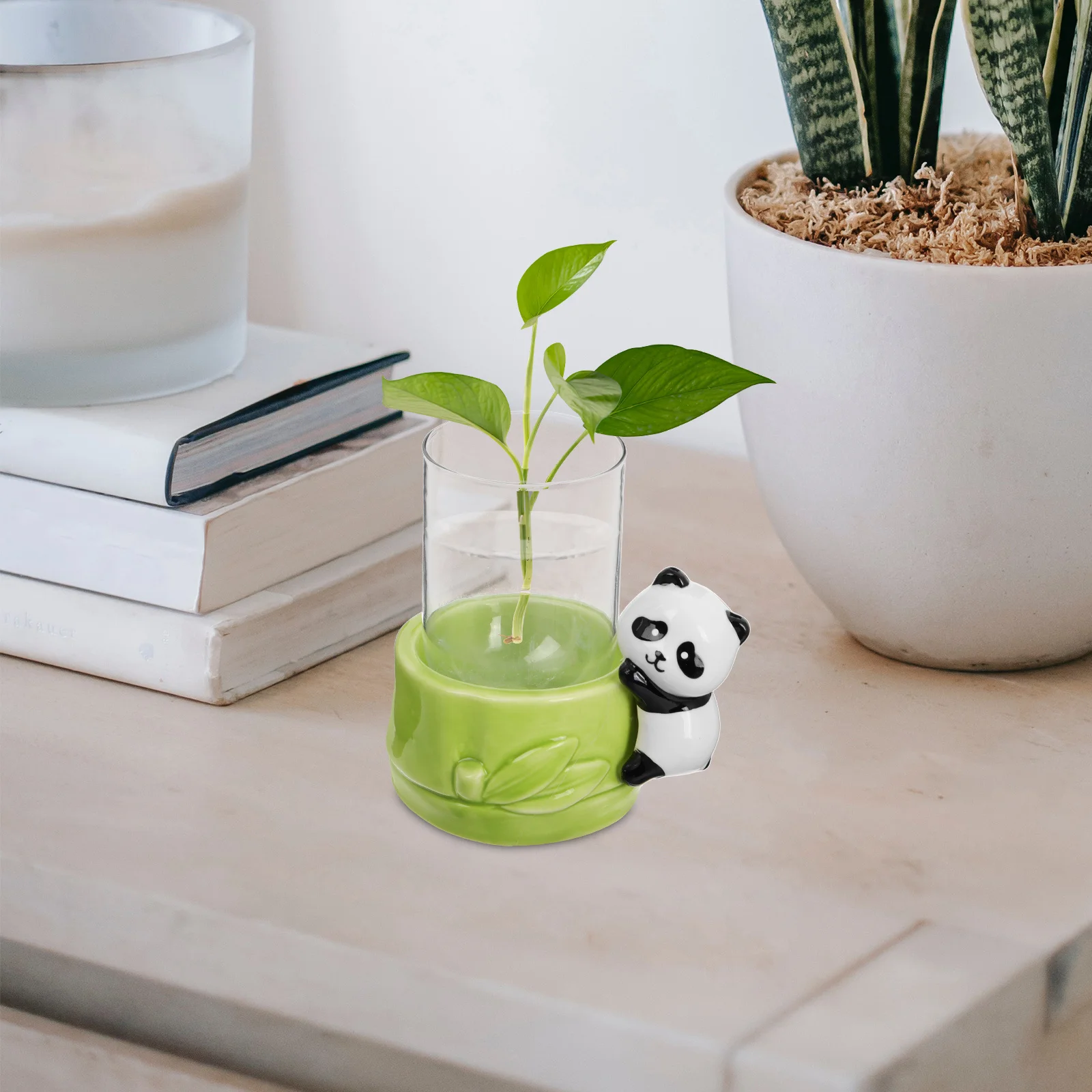 Керамическая ваза для цветов, стильный декор для дома, простая и изящная