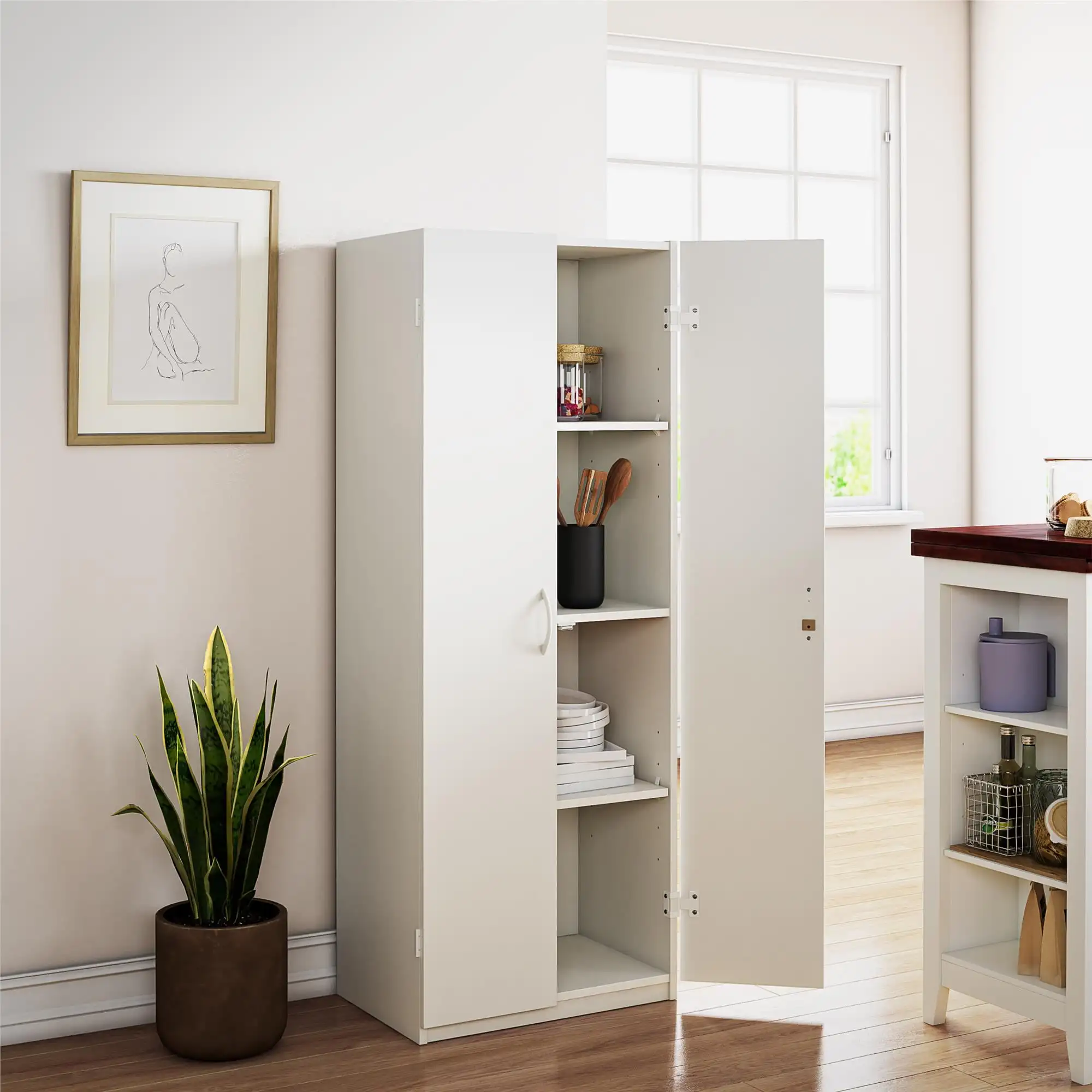 

60" 2 Door Storage Cabinet,