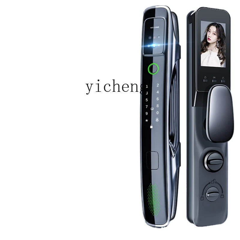 cc29 Face Recognition Fingerprint Lock Household Anti-Theft Door Visual Password Lock Electronic Lock