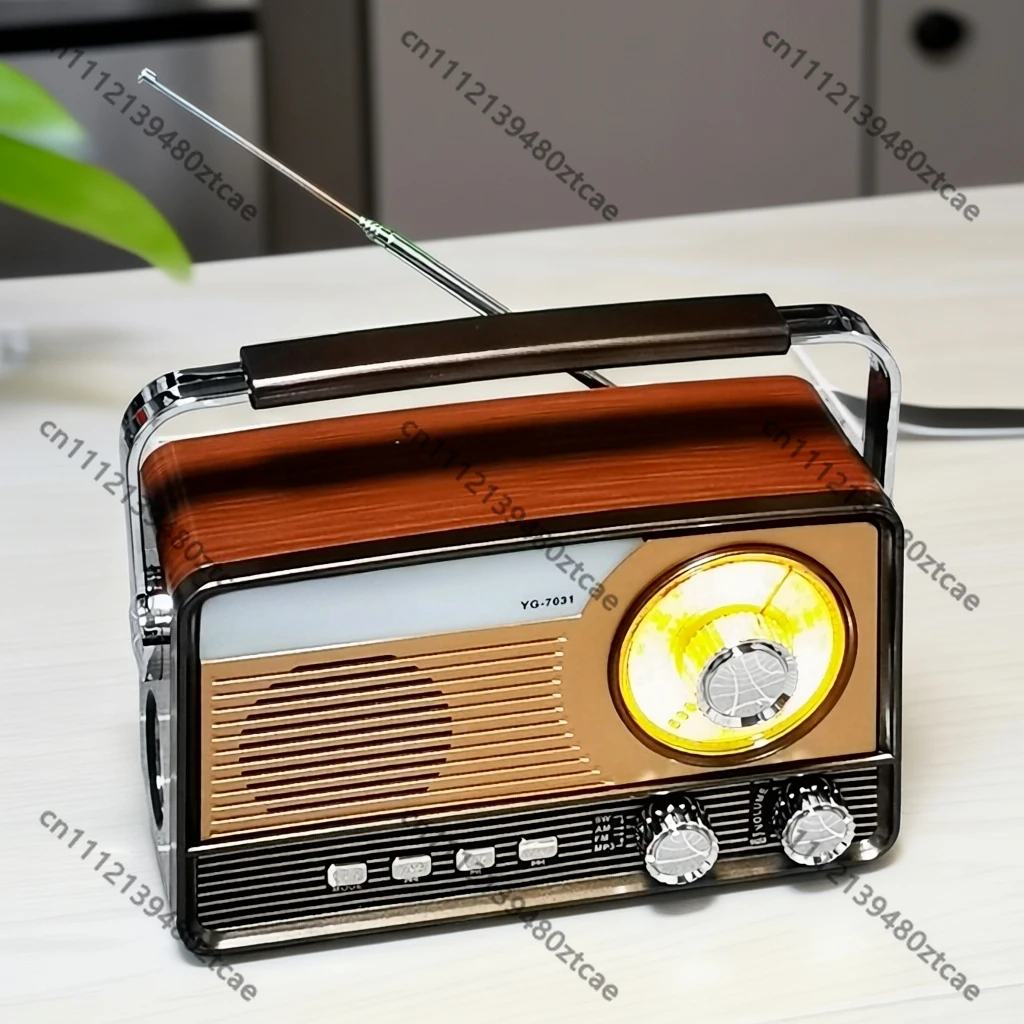 Dual Channel Stereo FM MW SW Radio Bluetooth Speaker Support Card Audio Player