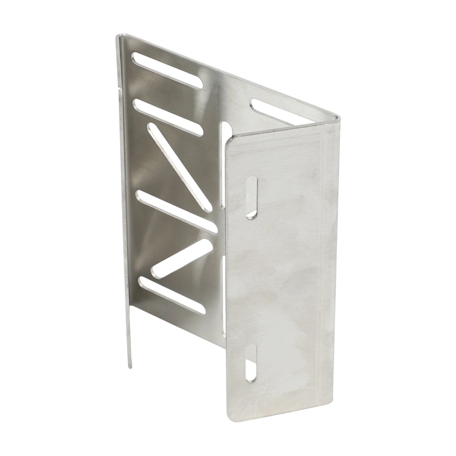 For EufyCam S4 Compatible Stainless Steel Vertical Pole Mount for Outdoor CCTV Camera Installation Silver Finish