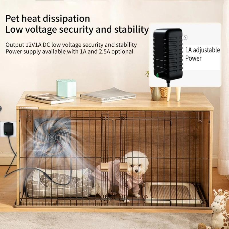 พัดลมความเร็วสูง 120 มม. ปรับความเร็วได้ 95CFM เหมาะสำหรับความต้องการความเย็น