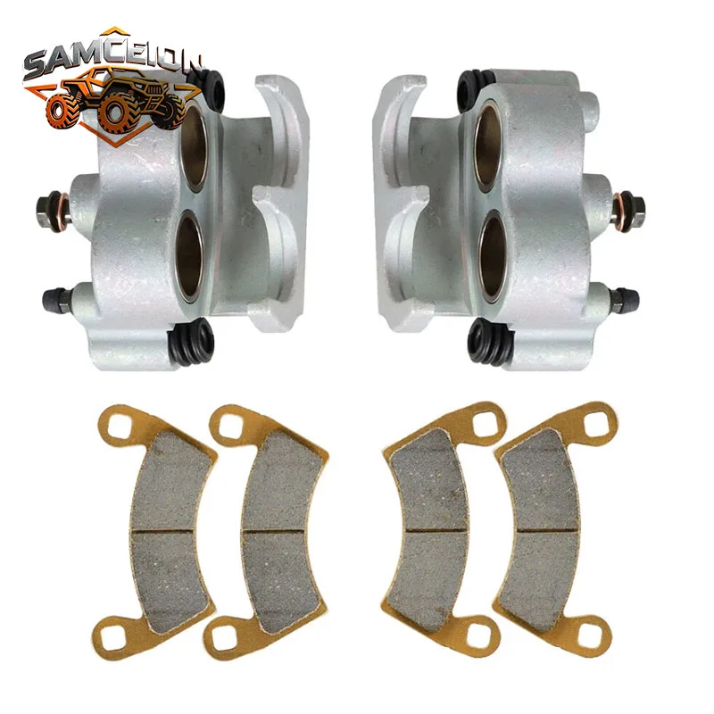 Front Brake Calipers With Brake Pads Complete Brake For Polaris RZR 1000 XP XP4 S4 UTV 2014‑2020 P/N:1912255 1912256 1912134