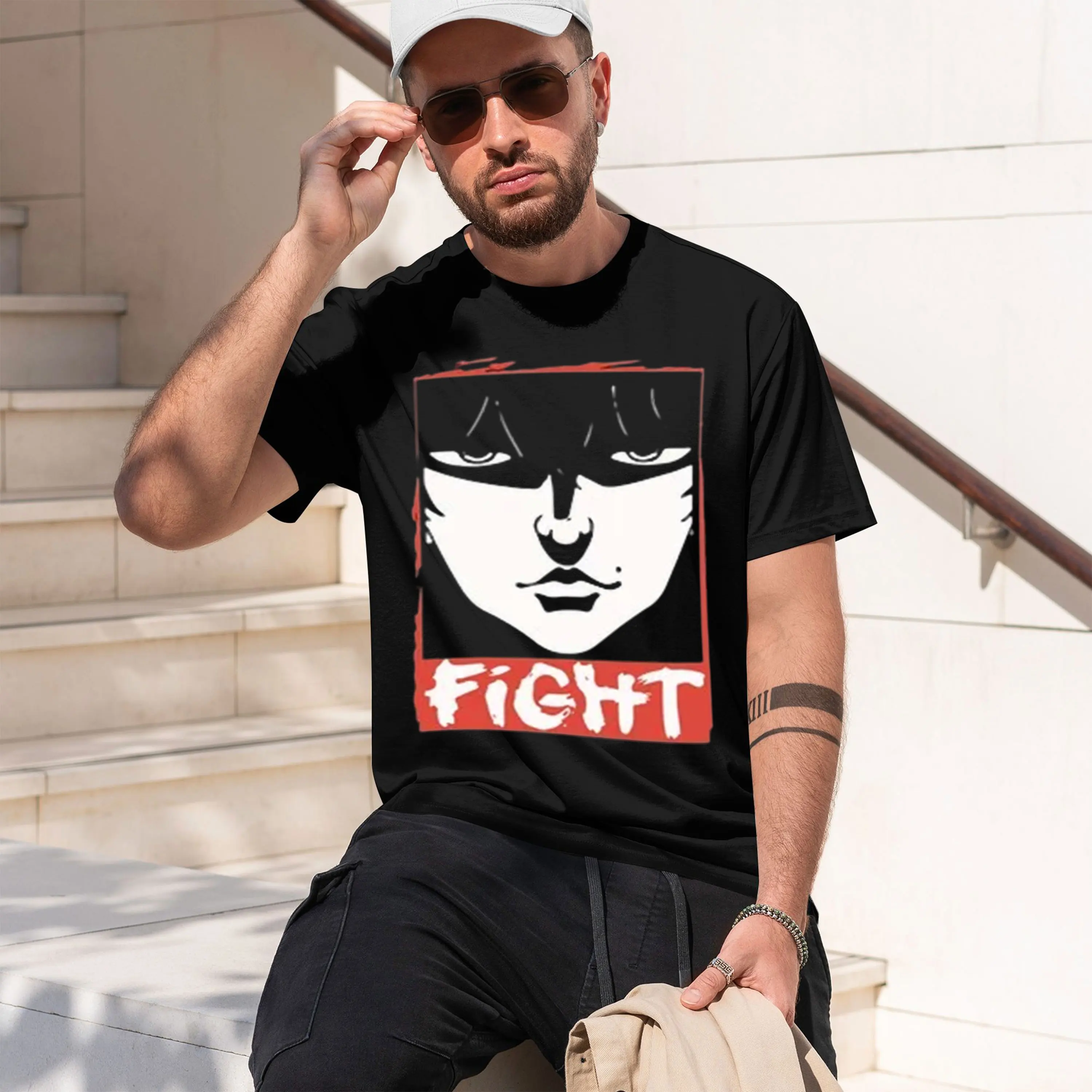 Japanese Manga Hae No Ippo Mamoru Takamura Boxing Fight Tee T-Shirt 2026 New Model Short-sleeve crewneck T-Shirt Classic Casual