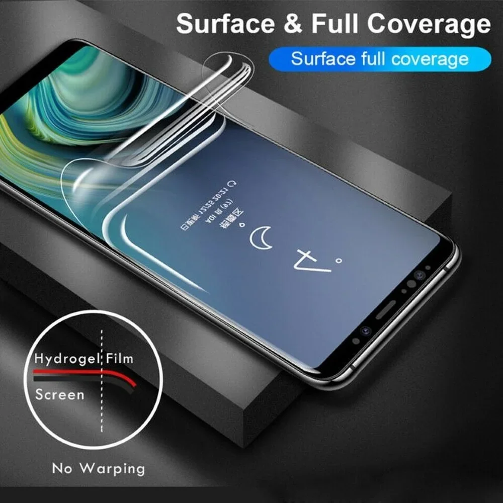 2PCS TPU Hydrogel Film For Xiaomi 12 POCO X3 Pro X3 NFC Redmi 4 Pro Note 8T Note8 Pro Note 10 9 Mi 11 4X 4A 5A 6A Note 4X 10X