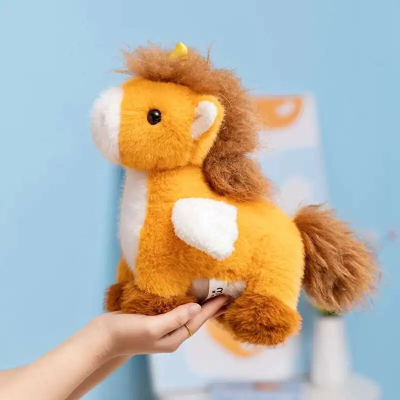 Miękki Pluszowy Jednorożec 25/35cm Urocza Pluszowa Lalka Pegaz Kawaii Zabawki Wypchane Zwierzątko Lalka Dziecięca Prezent na Boże Narodzenie Urodziny Dekoracja Domu