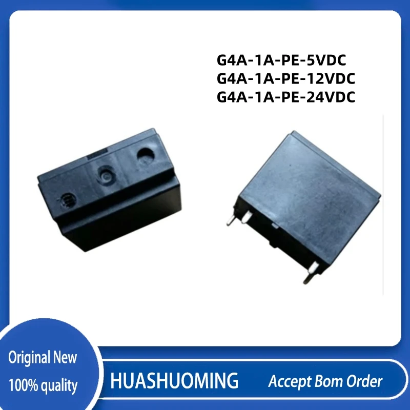 NEW 10PCS/LoT      G4A-1A-PE   G4A-1A-PE-5VDC  G4A-1A-PE-12VDC G4A-1A-PE-24VDC  G4A 1A PE  5V   12V  24V  20A 4PIN