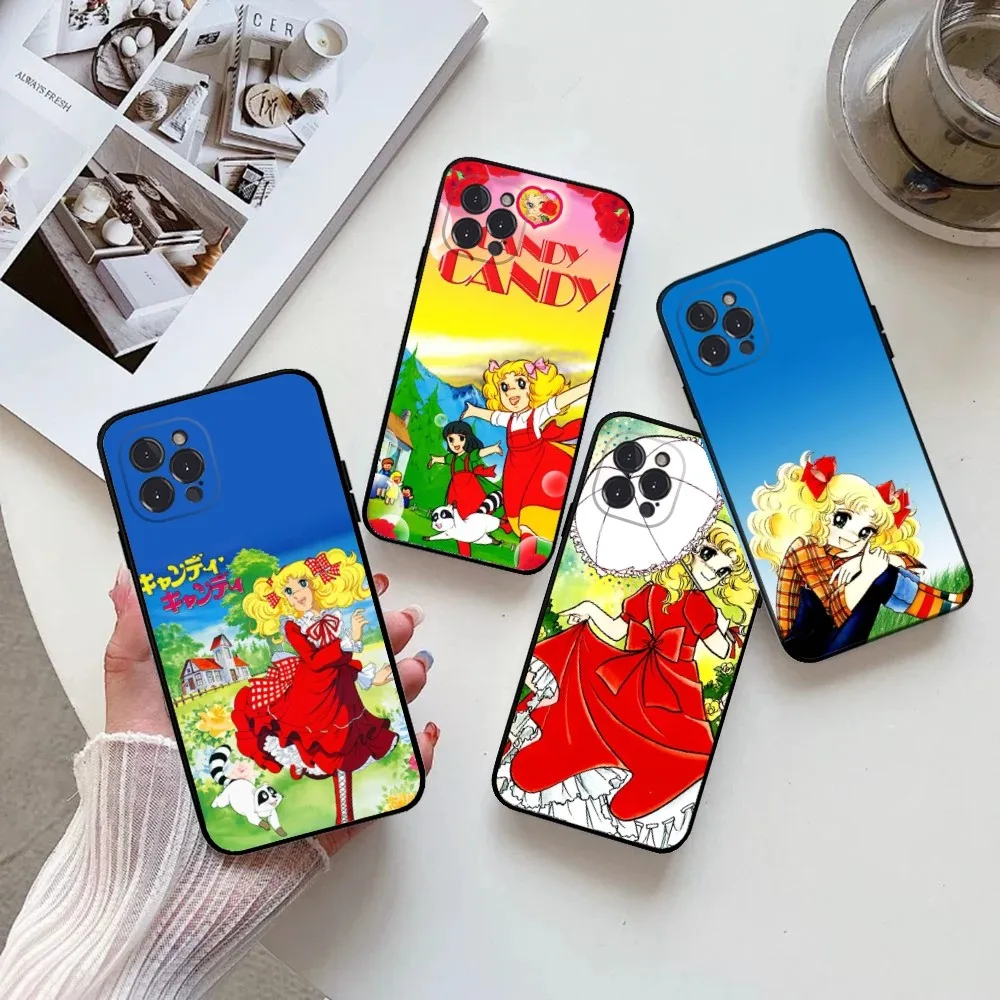

Anime Candy Candy Phone Case for IPhone 15,14,13,12,11 Pro Max Mini 8,7,Plus,SE2,X,XR,XS,MAX,Silcone,Soft,Covers
