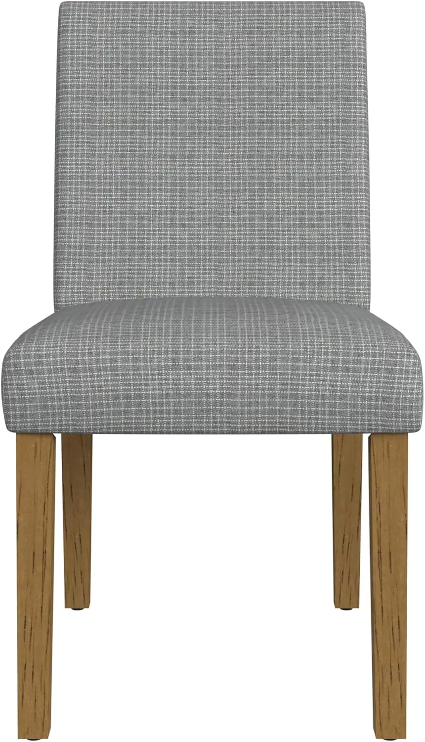 

Home Decor |Classic Upholstered Parsons Dining Chairs |Decorative Home Furniture, Mini Gray Grid Pattern (Single Pack)