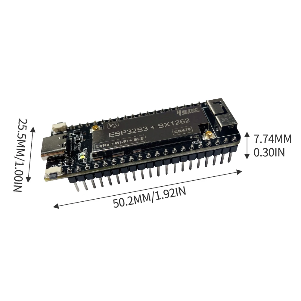 Placa de desarrollo ESP ESP32 LoRa V3 433-510MHZ/863-928MHZ Stick lite inalámbrico compatible con nodo ESP32-S3 tipo C