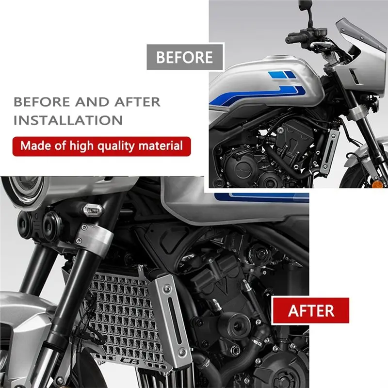 For Honda CB1000F CB1000F SE 2025-2026 Motorcycle Accessories Radiator Guard Set Oil Cooler Protector Guard Cover - view 4