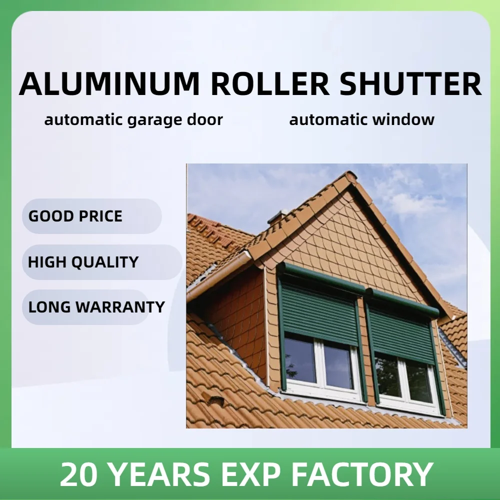 Advance Automatic Roll Up and Down Windows Aluminum Alloy Roller Shutter Window for Residential / House / Mall