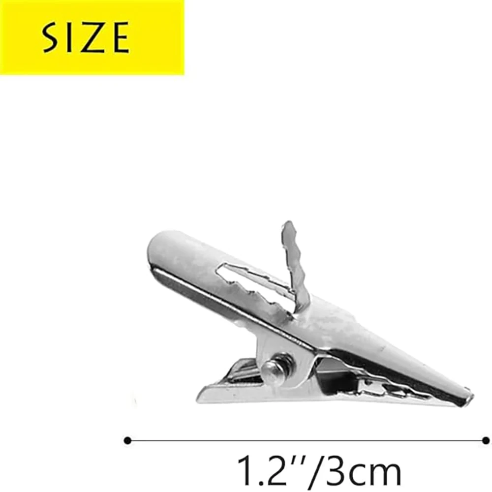 30Pcs Metall Krokodil Clip Hause Raum Dekoration Weihnachten Baum Ornamente Weihnachten Blume Clip Hochzeit Decor Neue Jahr Zubehör – Detail 2