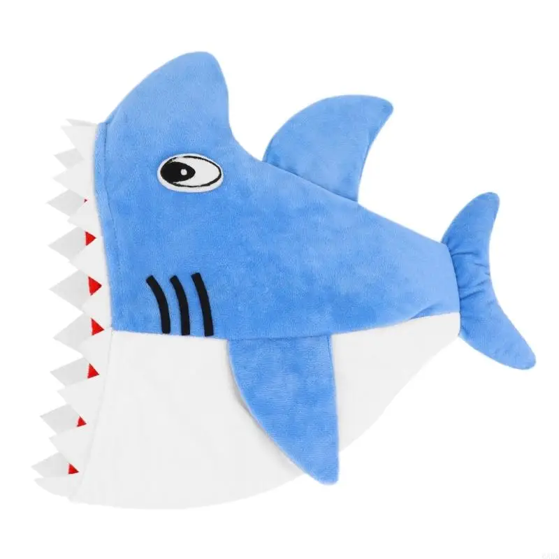 Shark Plush Costume Hat Headwear Party Headgear for Halloween Party Celebration 6XDA