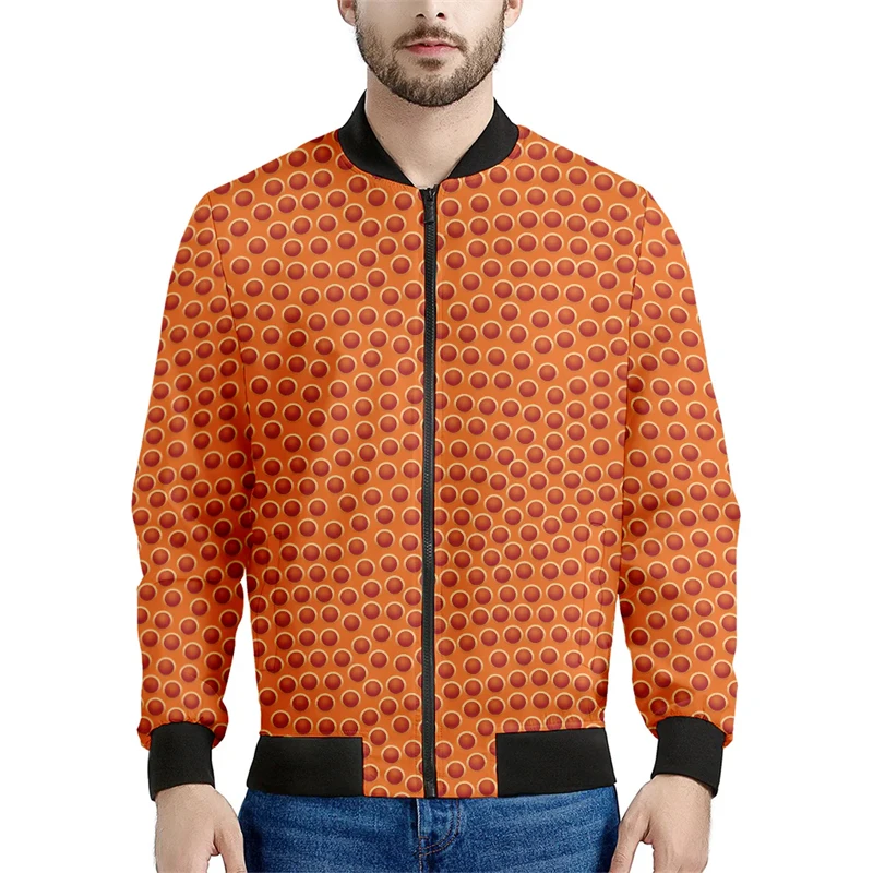 Chaquetas gráficas de baloncesto para hombre, abrigo de manga larga para deportes al aire libre, chaquetas Bomber estampadas en 3D informales, Tops sueltos para niños, primavera y otoño