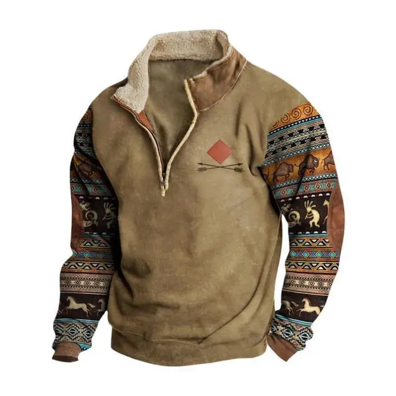 

Men's Outdoor Faionable Jaet New Cross-Border Sle ort Length V-Ne Sve Length Seven Sves Waist-Cinching for Mi...