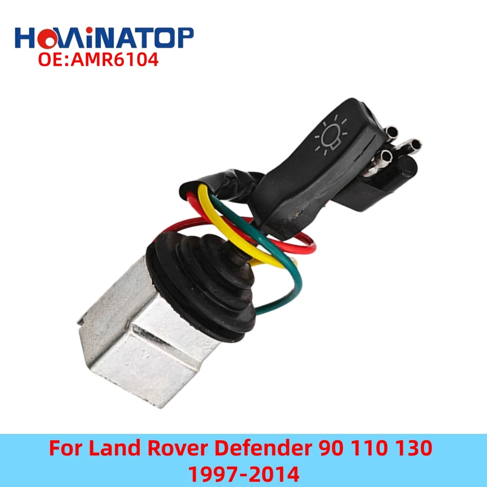 

HOWINATOP AMR6104 Headlight Brake Light Combination Control Switch For Land Rover Defender 90 110 130 1997-2014 OEM Replacement