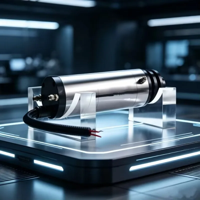 Electric Spindle For Precision External Grinding Machine With Built In Encoder For C Axis Control