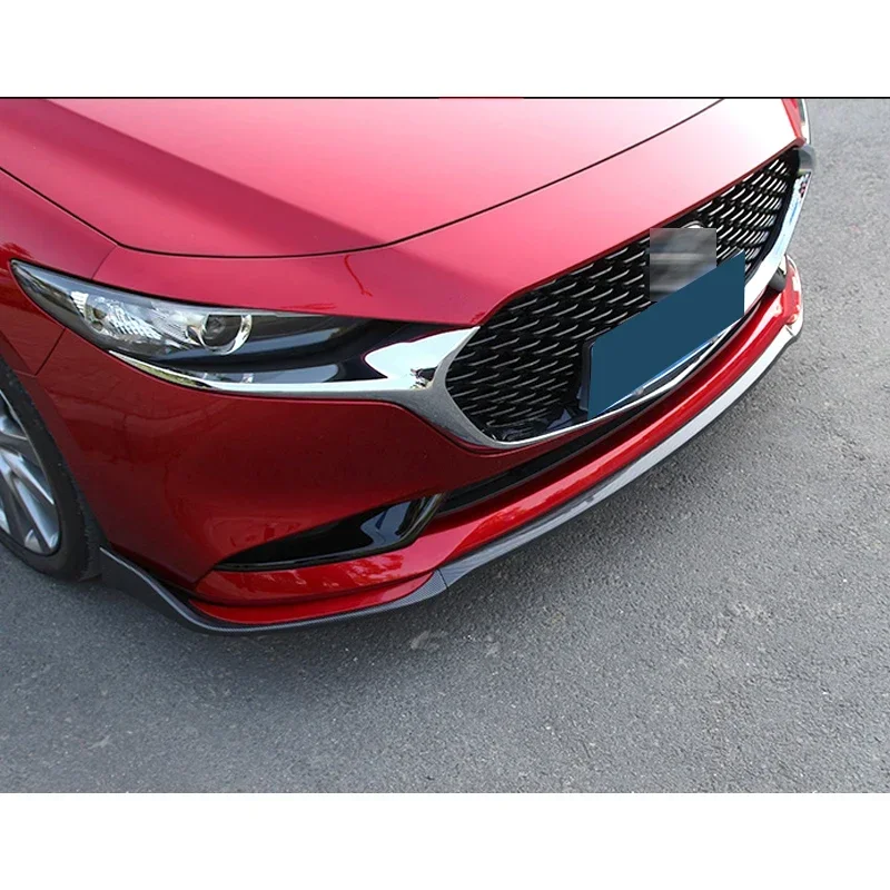 

Спойлер для переднего бампера для Mazda 3 Sedan 2019-2023, декоративный разветвитель для корпуса диффузора