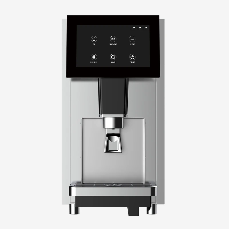 #BTB Commercial Ice Coffee Maker with Stainless Steel Housing High Capacity for Hotel & Household Use