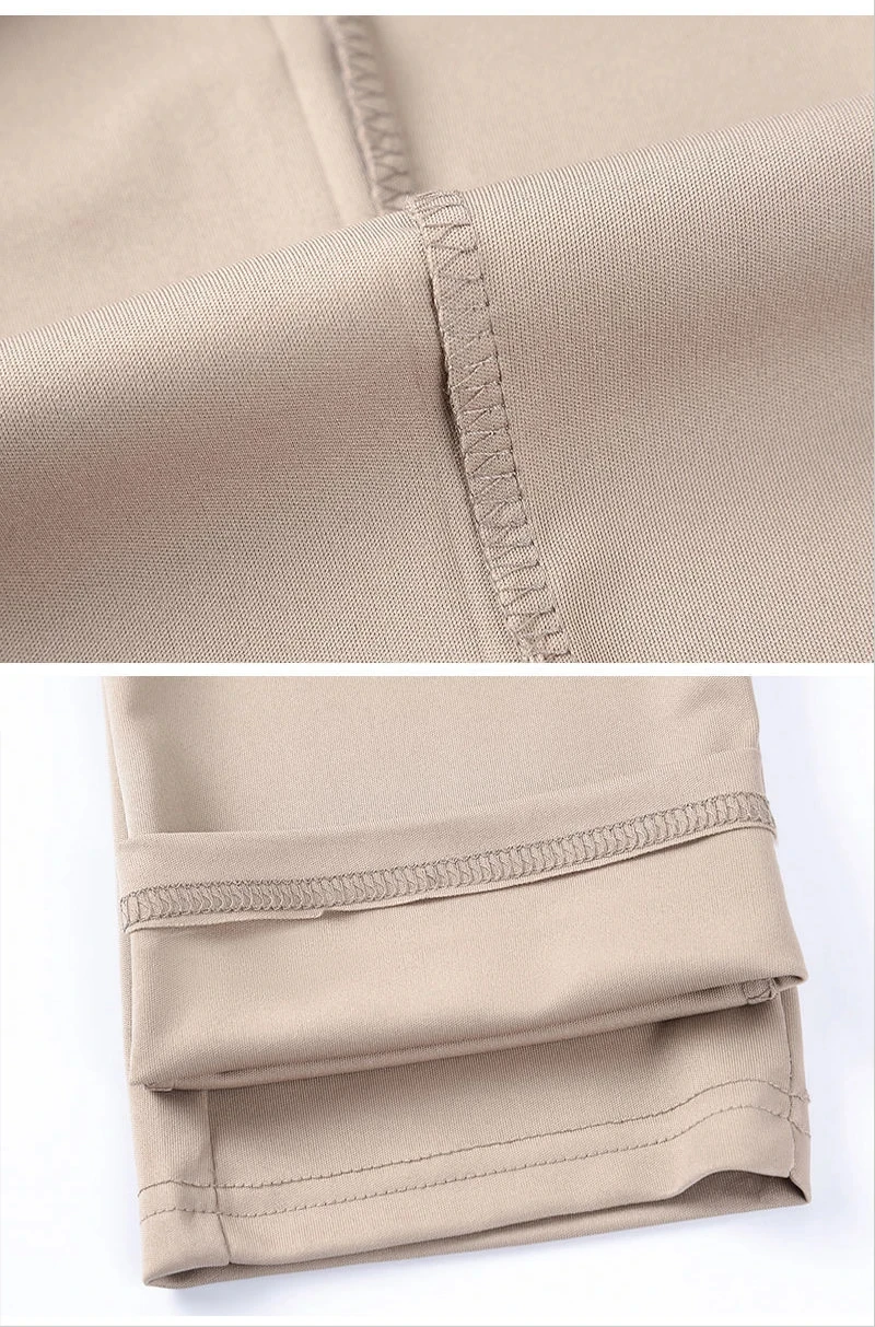 Plus Size Casual Women Elastic Basics Pencil Pants Straight Trousers OL Candy Colors High Waist Ankle-Length Pants Middle-aged