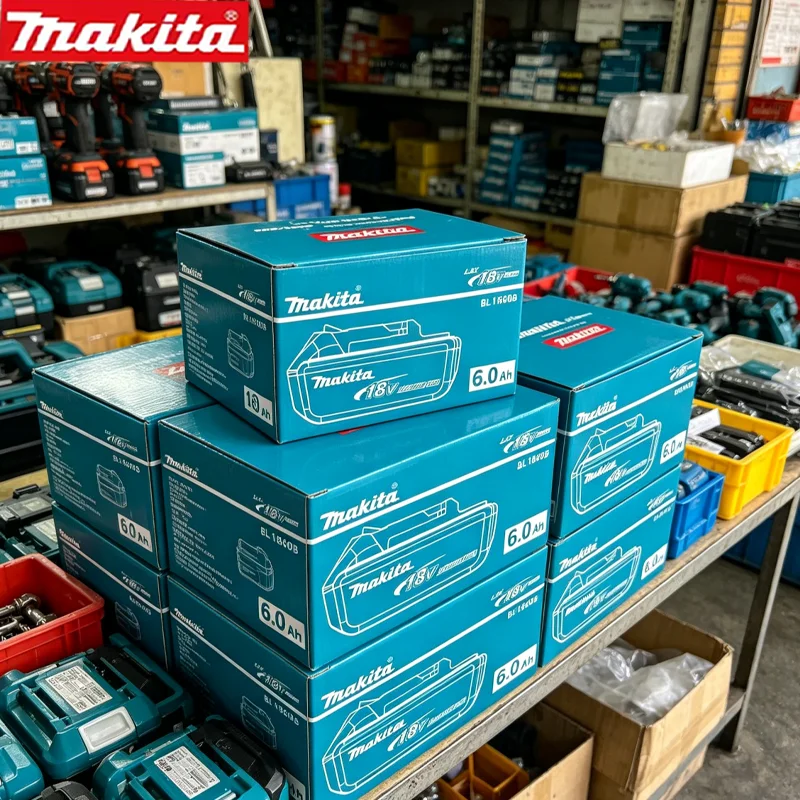 

Makita18V original tool battery, BL1860 BL1850 6.0AH 6000mAh Compatible with 18V electric drills, chainsaws, and angle grinders