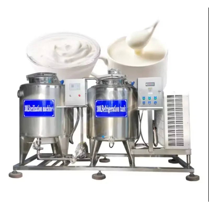 100L 150L 200L 300L 500L Stainless Steel Milk Pasteurization Tank Milk Yogurt Pasteurizer Machine