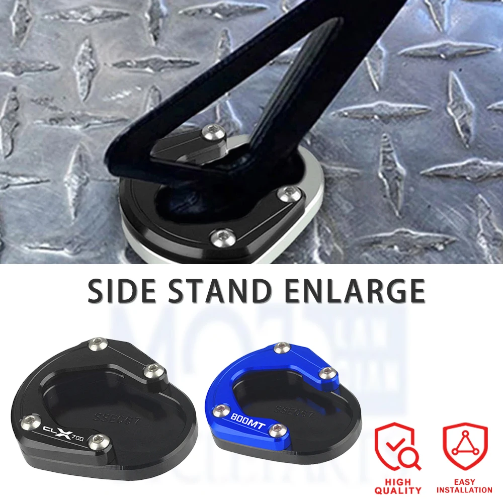 

Motorcycle Side Stand Enlarger Plate Kickstand Enlarge Extension For CFMOTO CF MOTO CL-X700 700 CL-X 800MT N39° 800 MT 2021-2023