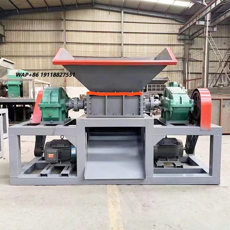 Professional Tire Shredder Machine for Passenger Car Truck OTR Tyre Crushing