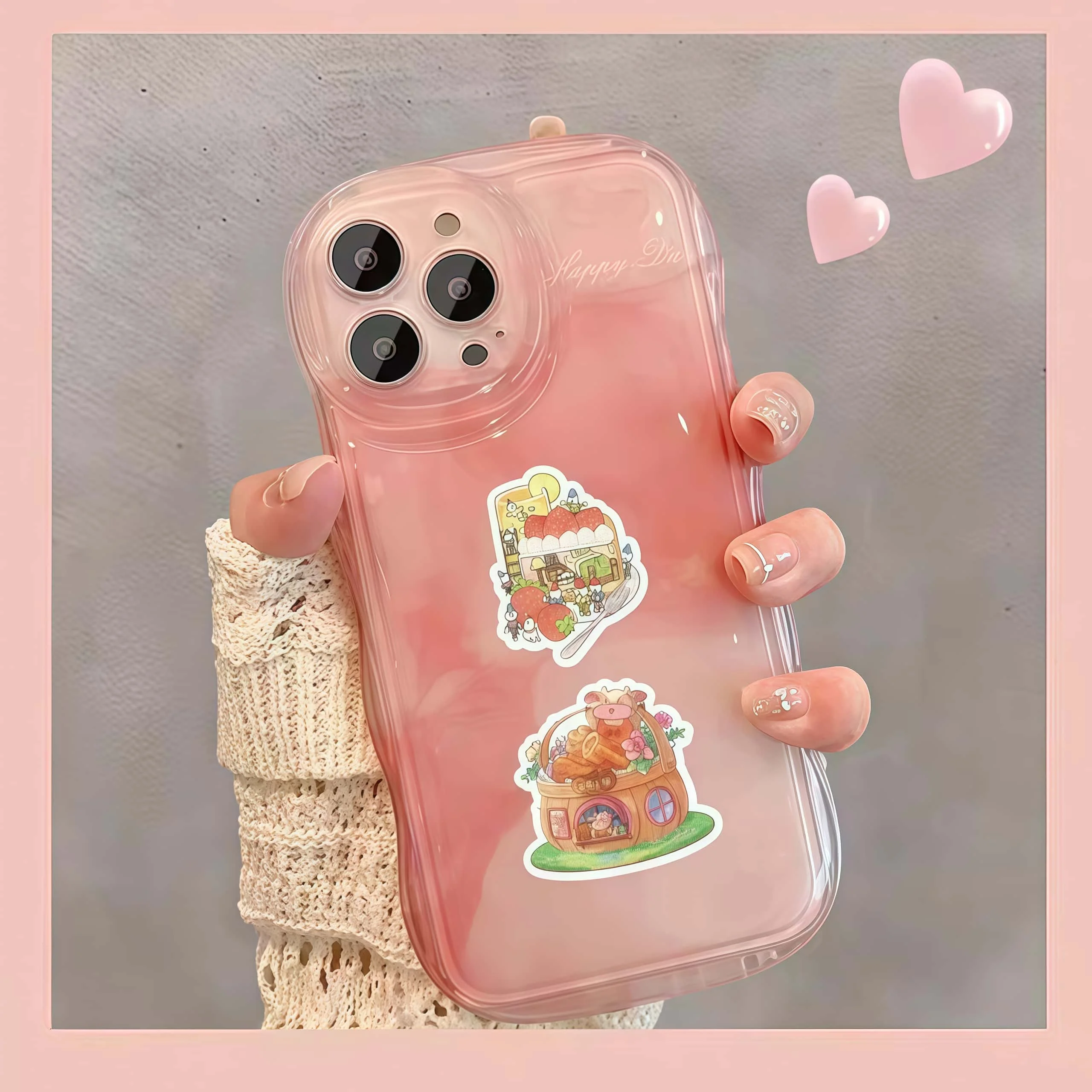 60 قطعة من ملصقات متجر الحيوانات اللطيفة، ومتجر الرسوم المتحركة Kawaii وشارات المقهى لديكور المجلة وسجل القصاصات