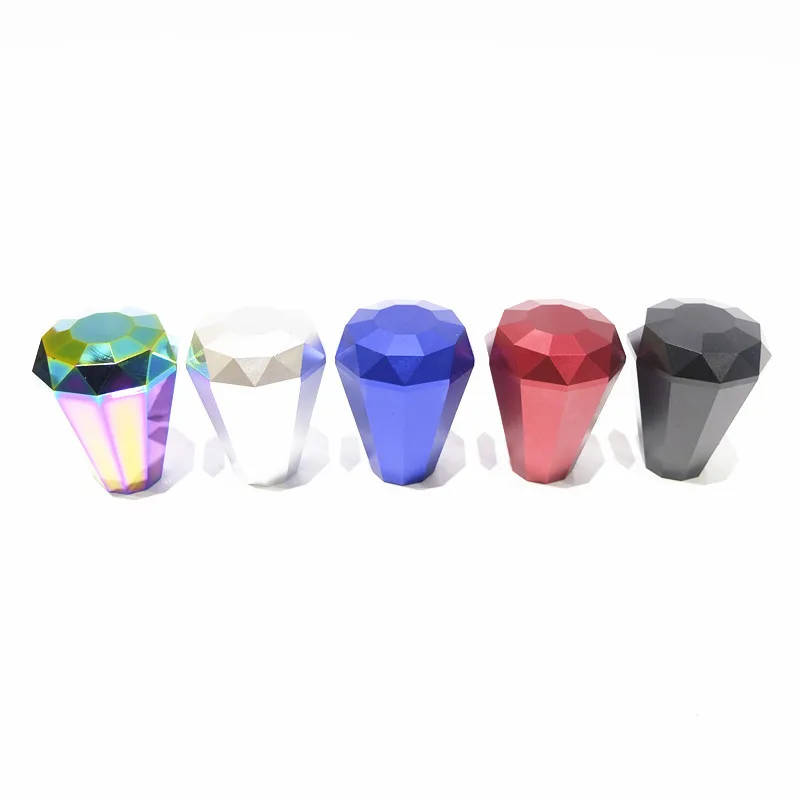 For Universal Diamond Crystal Shift Knob Manual Auto Gear Stick Handle Colorful Faceted Interior Styling Accessories Trim Cover