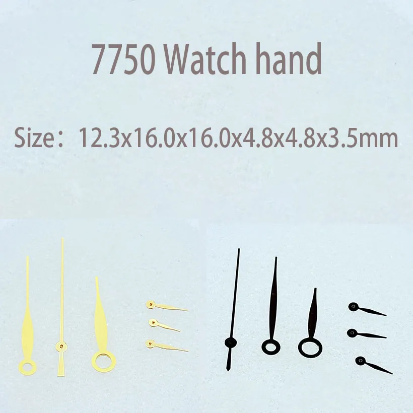 Accesorios de reloj compatibles con ETA7750 movimiento mecánico seis manecillas IW391007 multifuncional pequeño segundero azul