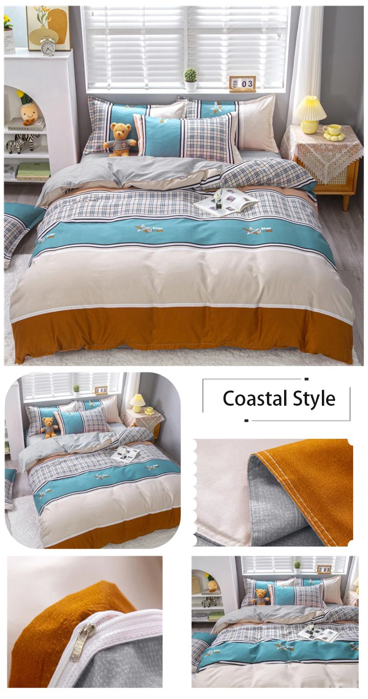 Boho Minimalistischer Stil Bettbezug 150x200 AB Doppelseitiger Quilt-Bezug Queen King Size Bettdeckenbezüge Bettwäsche-Set für Erwachsene – Detail 15