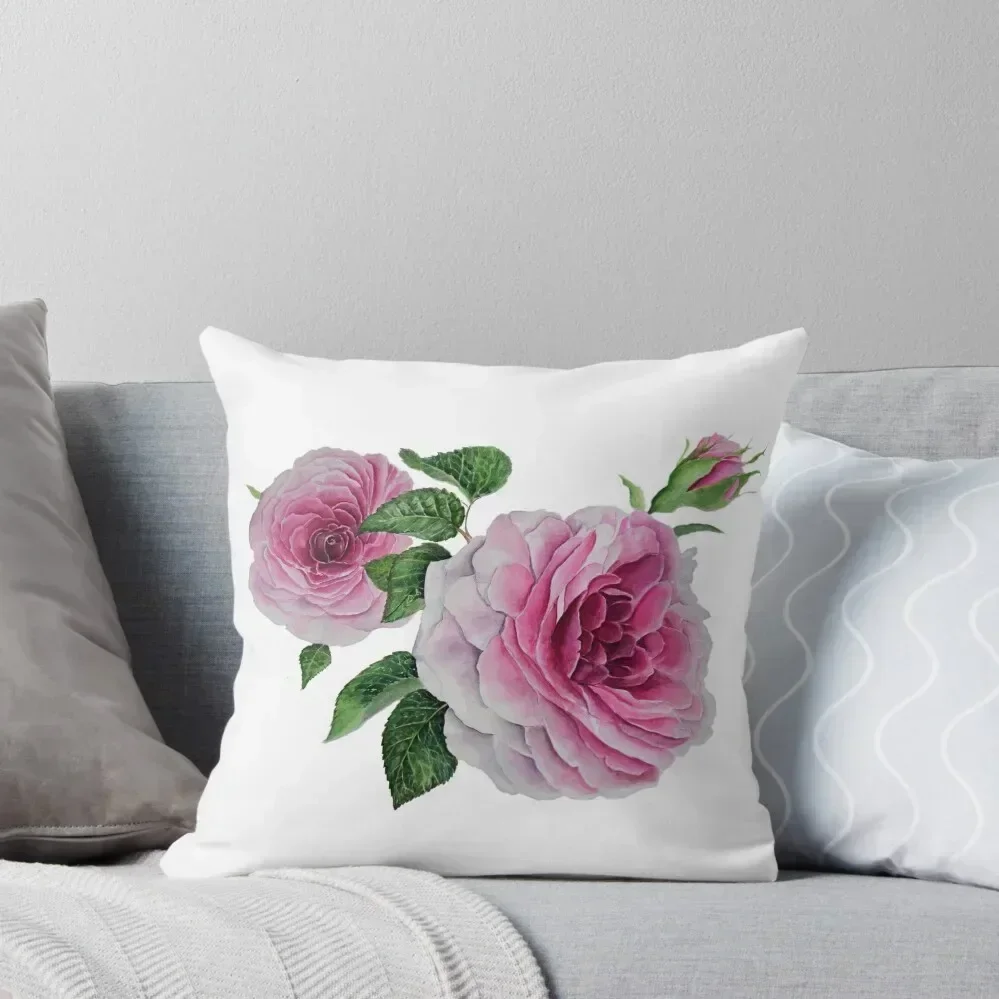 

Pink shabby chic roses Throw Pillow Pillow Case Christmas Christmas Throw Pillows Covers Cusions Cover pillow