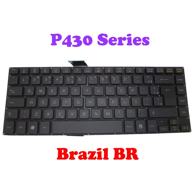 BR Keyboard For LG P430 P430-G P430-H P430-K P430-L P435-P P435-K P435-G LGP43 2B-02403C200 PK130JL1A13 2B-02405C200 Brazil BR