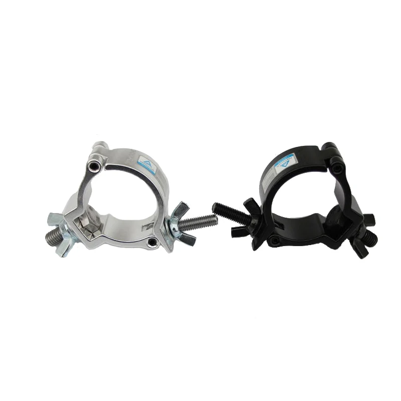 Single Loop Buckle Stage Light Hook DJSunart Light Aluminium Material Stage Lamp 100kg 48-52mm Lights Hook Truss Clamp Holder image 4