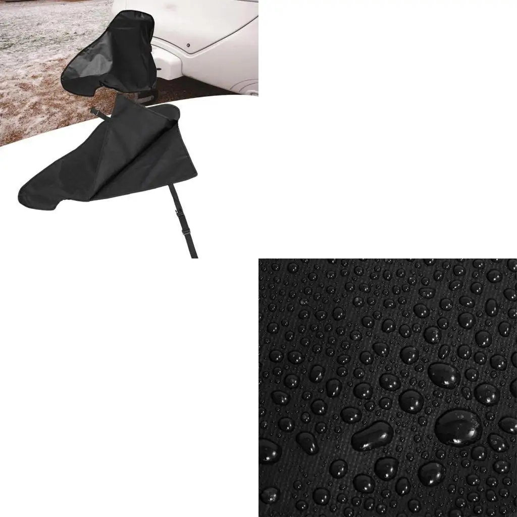 F1CF Caravans Trailer Tow Hitch Drawbar Cover Fully Waterproof Tow Bar Protect Cover