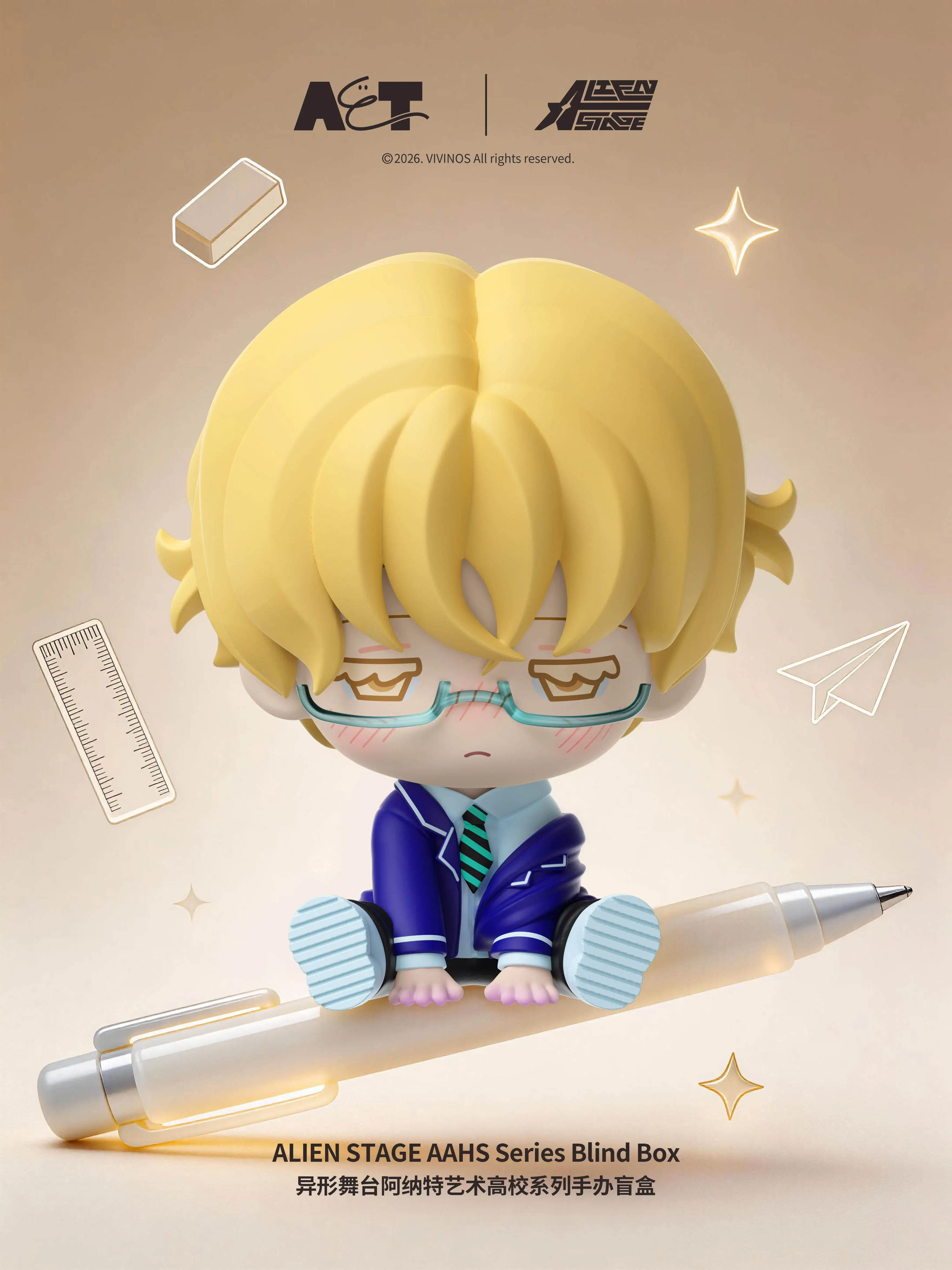 Auf Lager: Alien Stage Anart Art University Serie und Alien Stage Free Stage Serie Blind Box Action Anime Figur Modell Geschenk Spielzeug – Detail 6