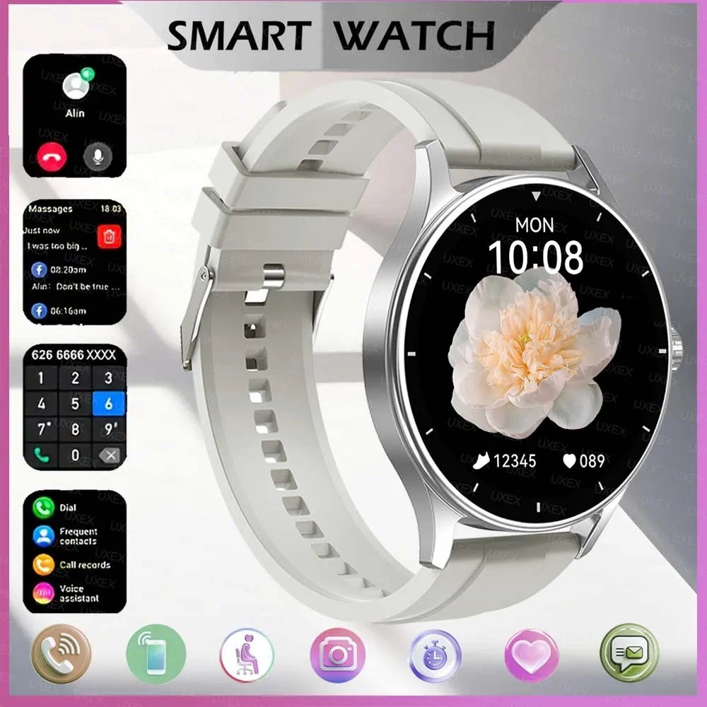 

Модные часы с Bluetooth-вызовом, умные часы 1,55 HD для мужчин и женщин, 3D UI, трекер здоровья, траектория движения, деловые часы, умные оригинальные