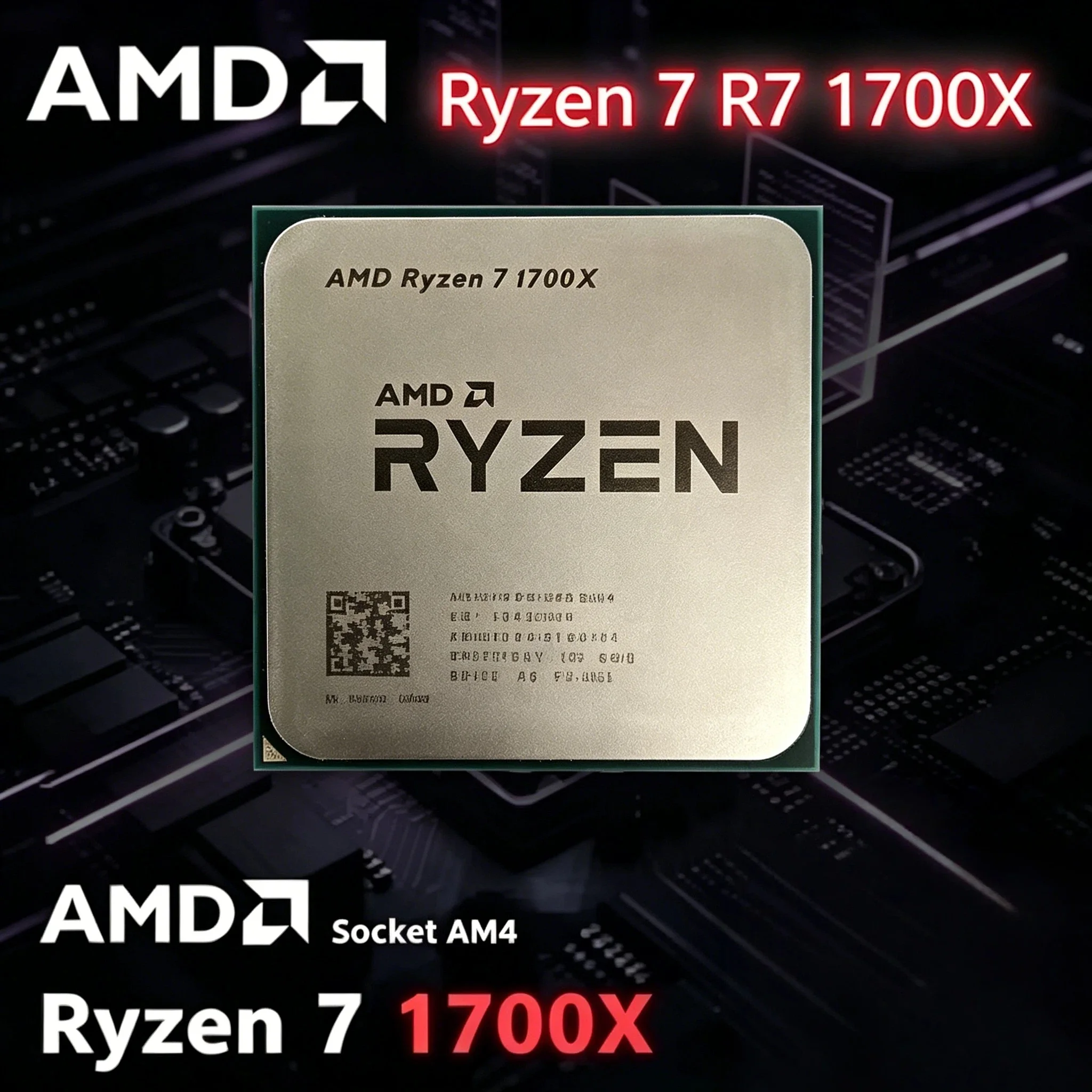 

AMD Ryzen 7 1700X 3.4 3.8GHz 8 Core 16 Thread L3 16M Socket AM4 Gaming Processor Pro Max Fast New 2026 Edition HD