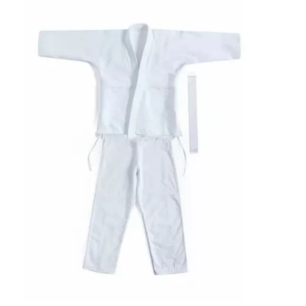 450g Heavy Cotton Judo Gi Uniform Adult Children Martial Arts Training Competition Suit White Blue Optional with Belt