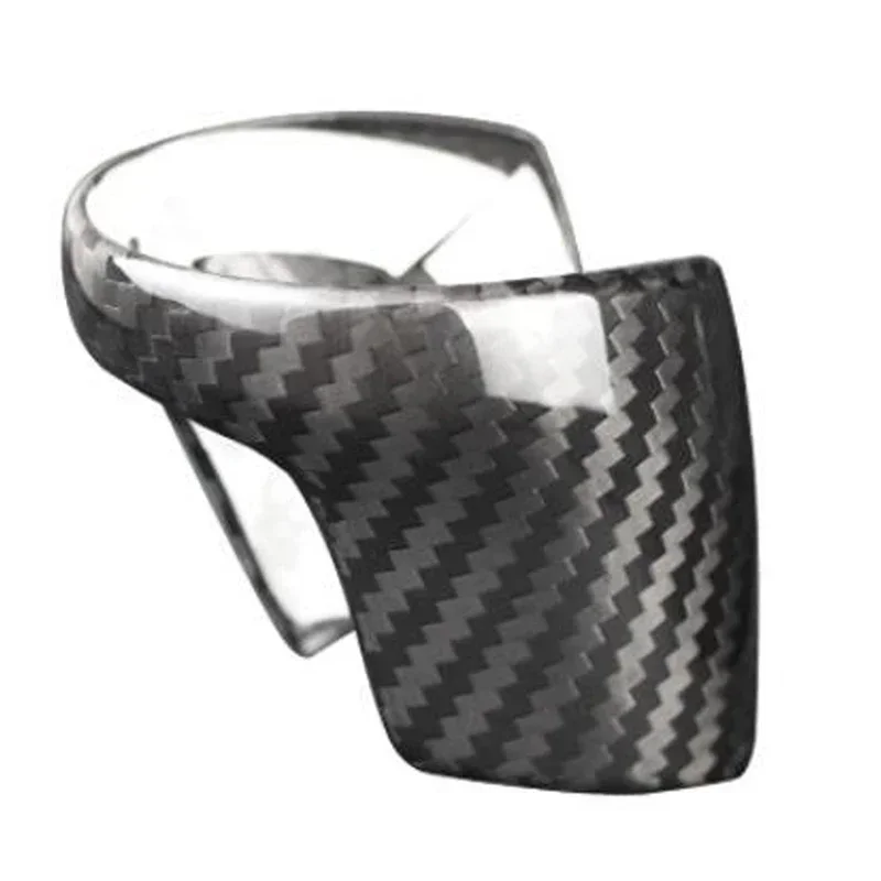 

For Mazda Atez CX-3 CX-4 CX-5 CX-8 Real Dry Carbon Fiber Back Gear Shift Knob Cover Trim Fit Decoration Sticker Accessories