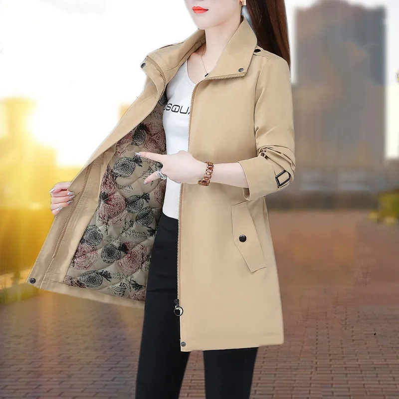 2022 Thick Velvet Warm Parkas Hooded Windproof Winter Jacket Women Cotton-padded Coat Female Wool Liner Overcoat High Quality